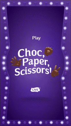Cadbury Choc Paper Scissors
