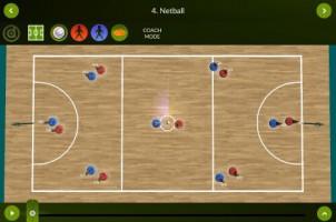 Netball – Coach mode – landscape